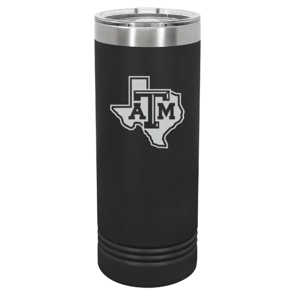 Texas A&M University, College Station Polar Camel 22 oz. Skinny Tumbler with Slider Lid