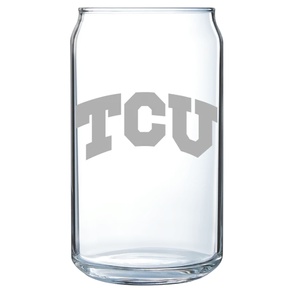 Texas Christian University Polar Camel 16 oz. Can Glass
