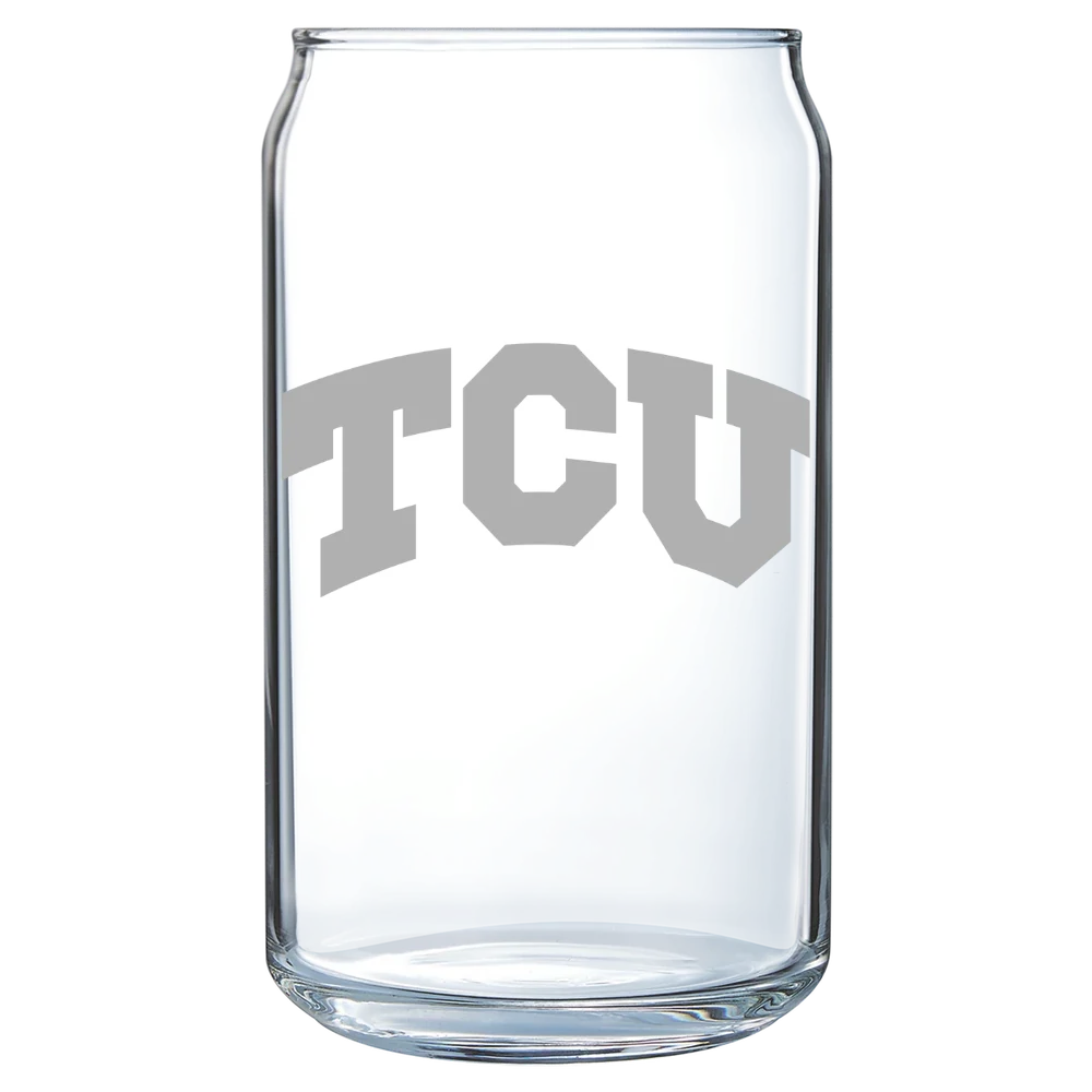 Texas Christian University Polar Camel 16 oz. Can Glass
