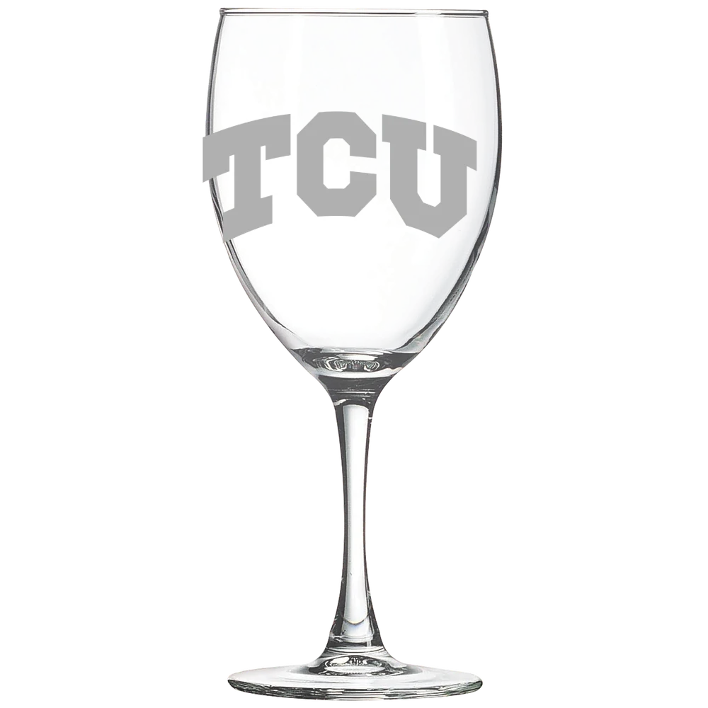 Texas Christian University Polar Camel 10 1/2 oz. Wine Glass