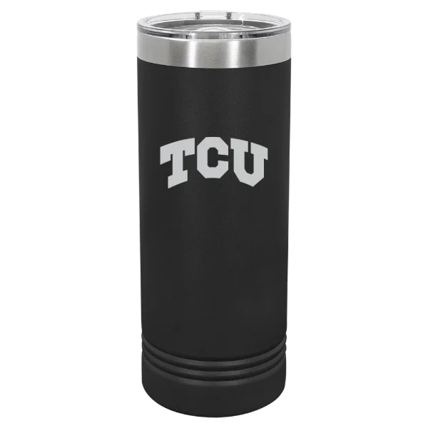 Texas Christian University Polar Camel 22 oz. Skinny Tumbler with Slider Lid