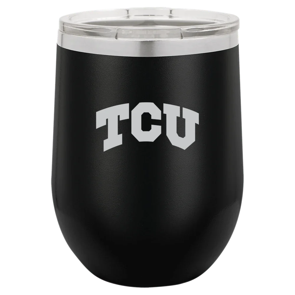 Texas Christian University Polar Camel 12 oz. Stemless Wine Tumbler