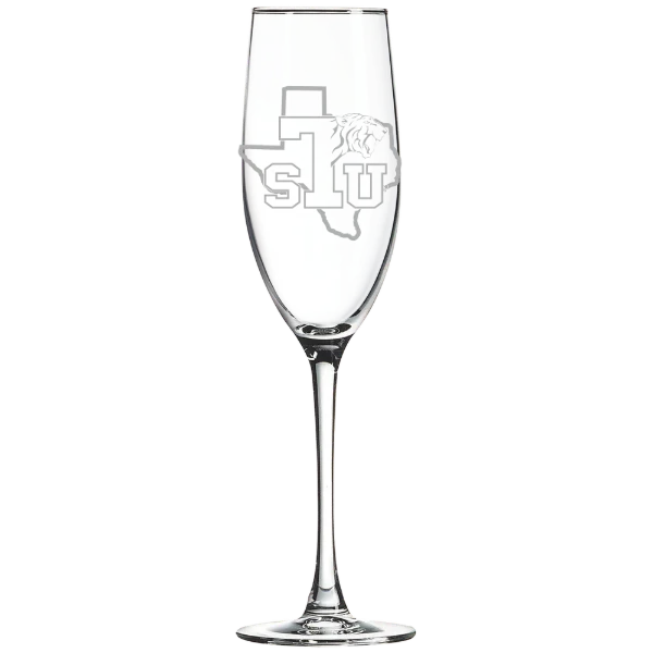 Texas Southern University Polar Camel 8 oz. Champagne Flute