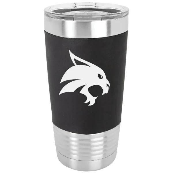 Texas State University Polar Camel 20 oz. Silicone Grip Tumbler with Standard Lid