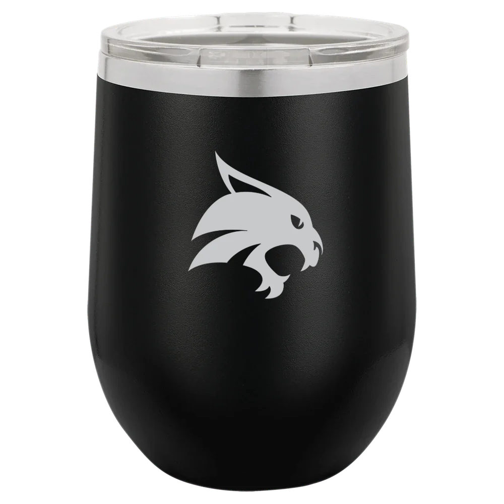 Texas State University Polar Camel 12 oz. Stemless Wine Tumbler