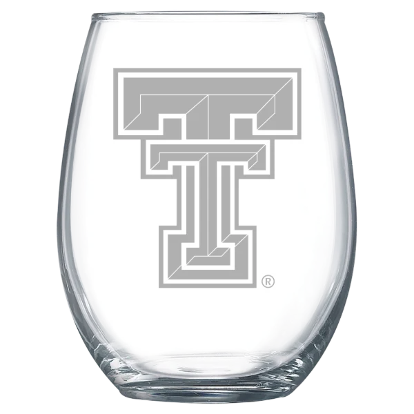 Texas Tech University Polar Camel 15 oz. Stemless Wine Glass