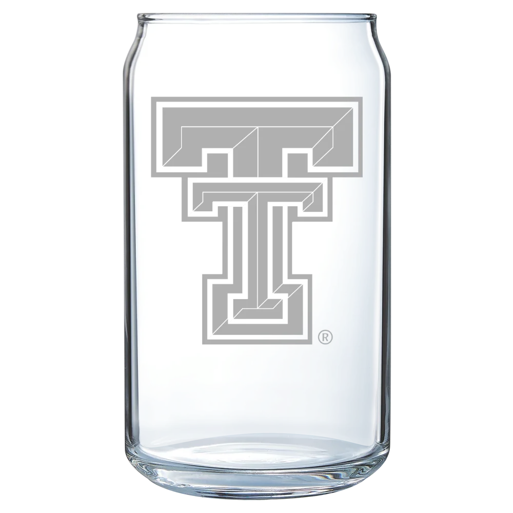 Texas Tech University Polar Camel 16 oz. Can Glass