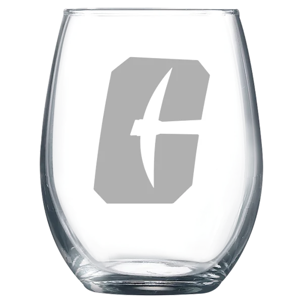 The University of North Carolina at Charlotte Polar Camel 9 oz. Stemless Wine Glass