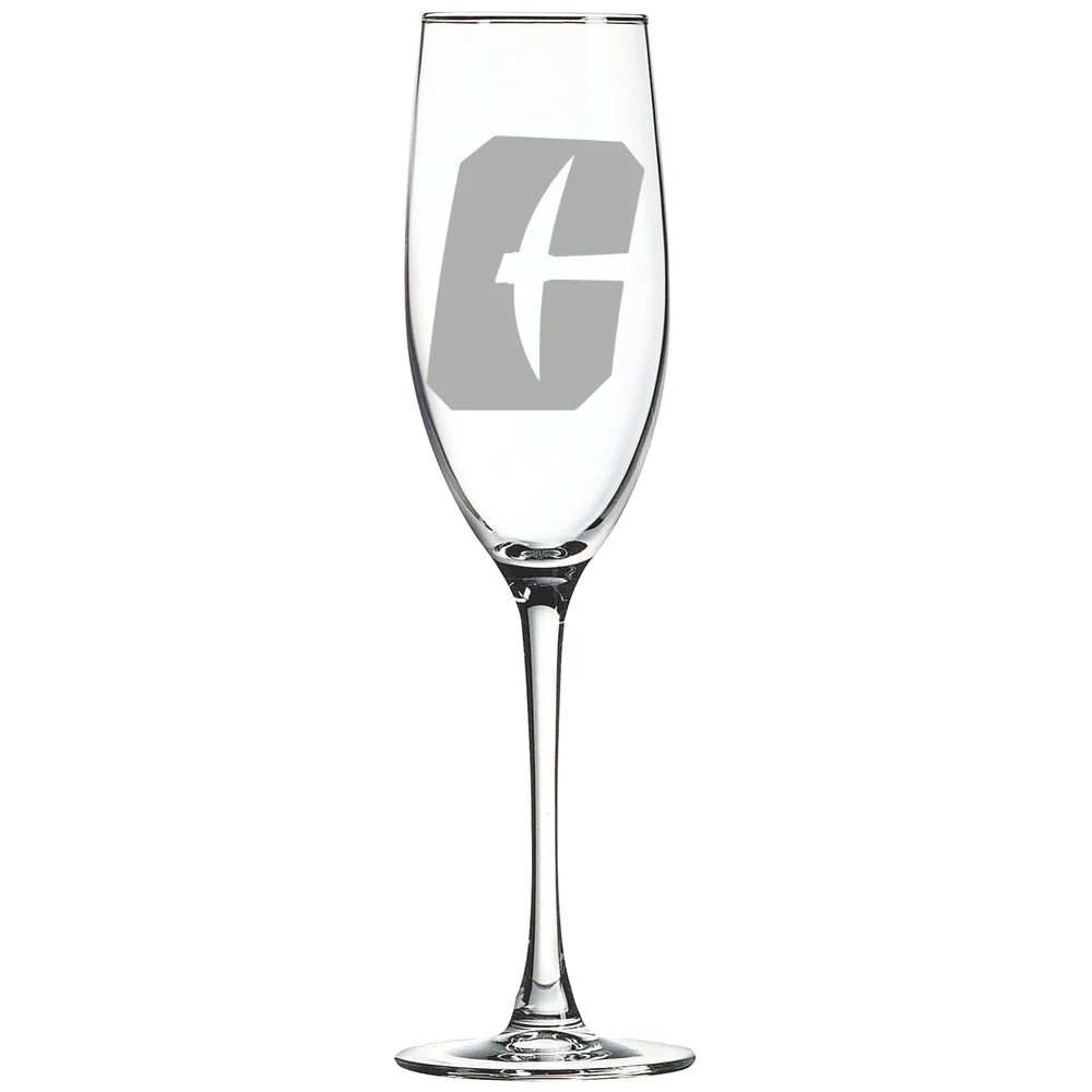 The University of North Carolina at Charlotte Polar Camel 8 oz. Champagne Flute