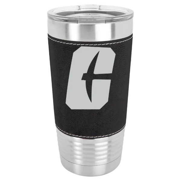 The University of North Carolina at Charlotte Polar Camel 20 oz. Leatherette Grip Tumbler with Standard Lid