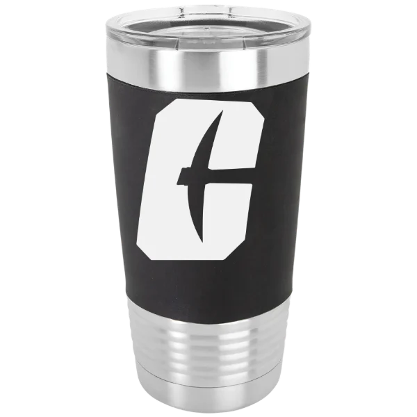 The University of North Carolina at Charlotte Polar Camel 20 oz. Silicone Grip Tumbler with Standard Lid