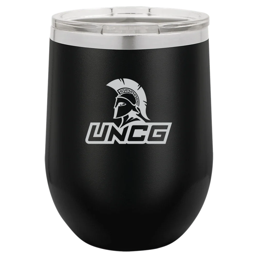 The University of North Carolina at Greensboro Polar Camel 12 oz. Stemless Wine Tumbler