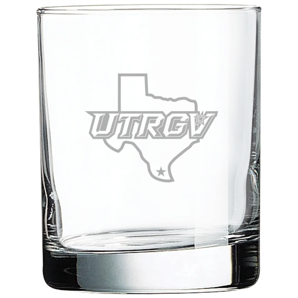 The University of Texas Rio Grande Valley Polar Camel 10 1/2 oz. On The Rocks Glass