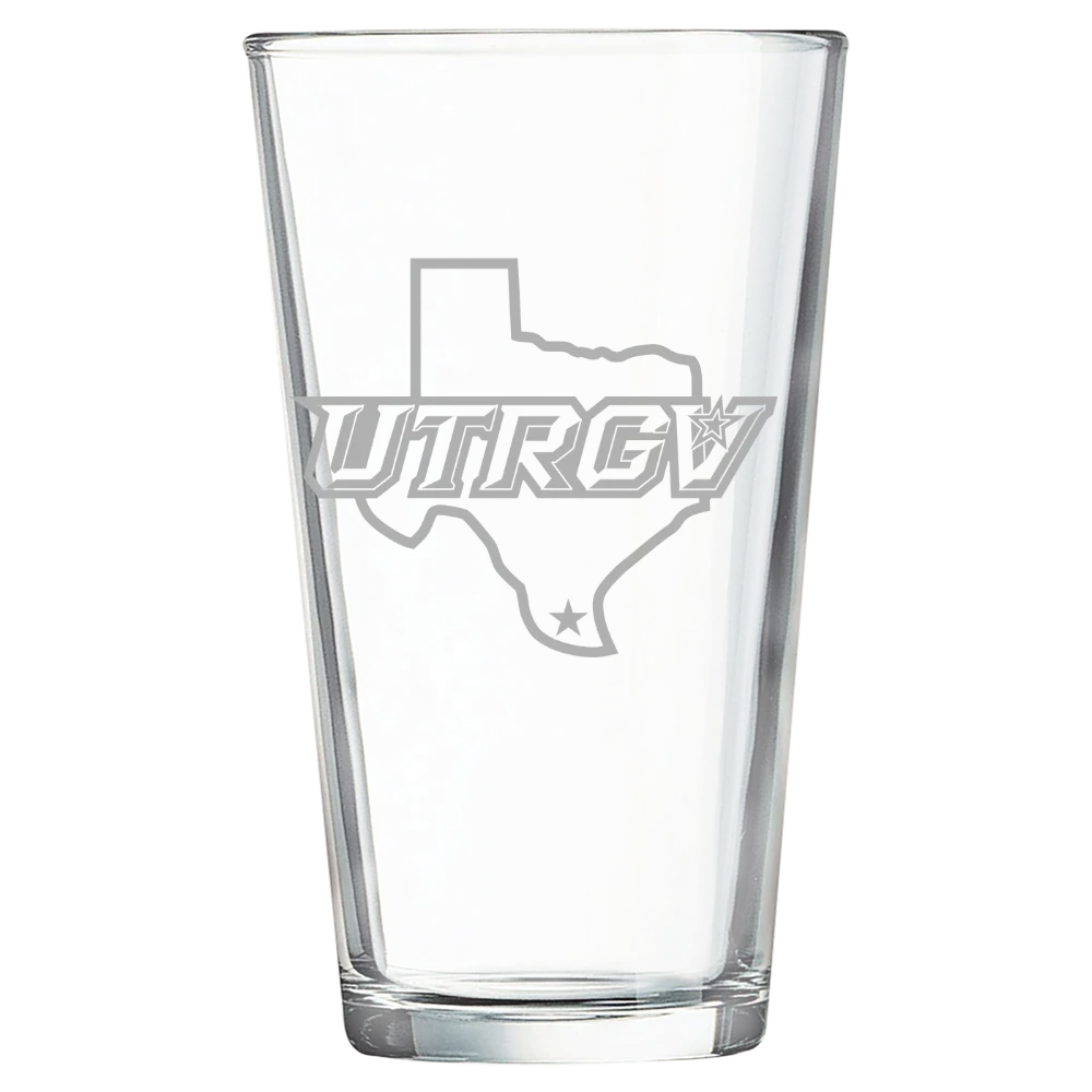 The University of Texas Rio Grande Valley Polar Camel 16 oz. Pint Mixing Glass