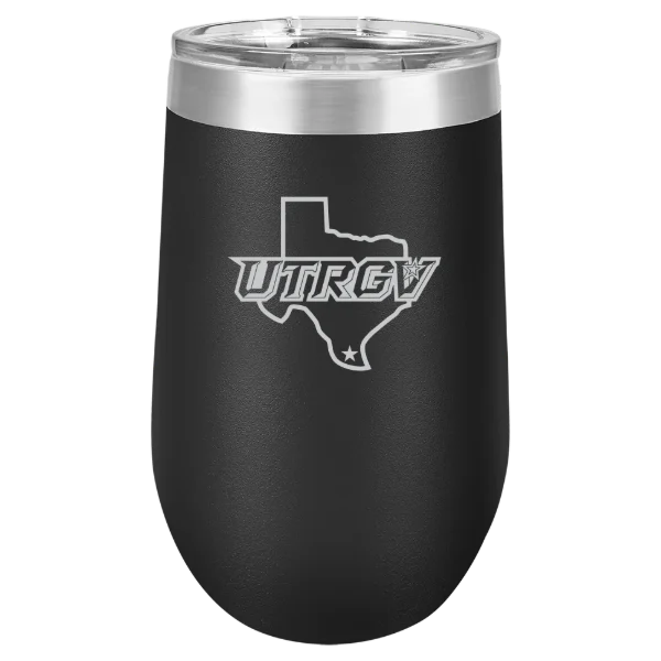 The University of Texas Rio Grande Valley Polar Camel 16 oz. Stemless Wine Tumbler