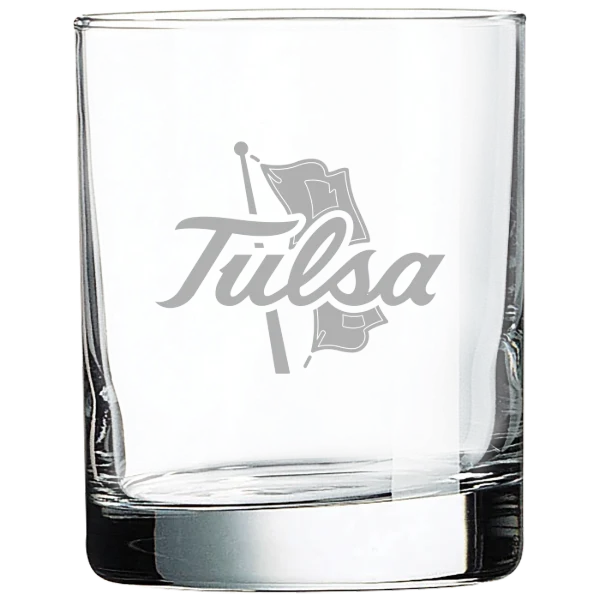 The University of Tulsa Polar Camel 10 1/2 oz. On The Rocks Glass