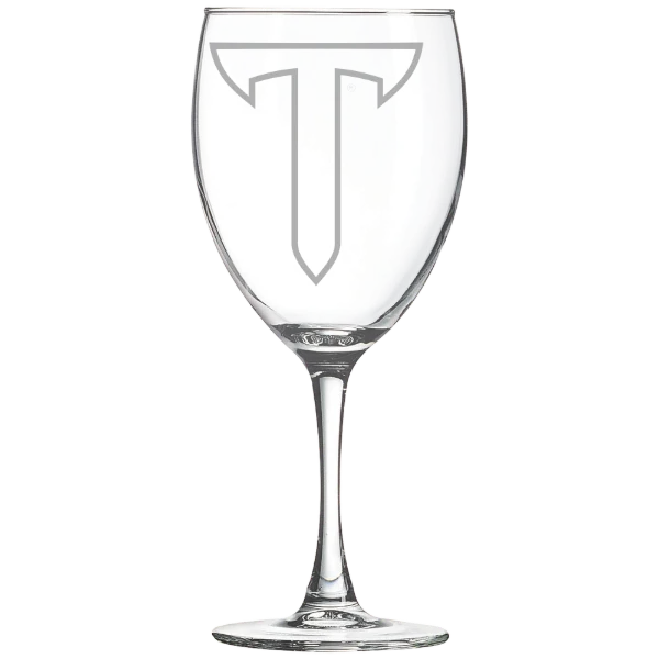 Troy University Polar Camel 10 1/2 oz. Wine Glass