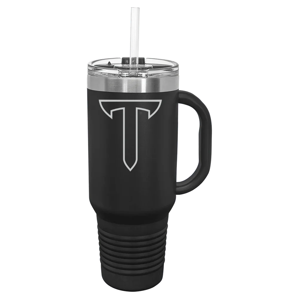 Troy University Polar Camel 40 oz. Travel Mug with Snap Lid & Straw