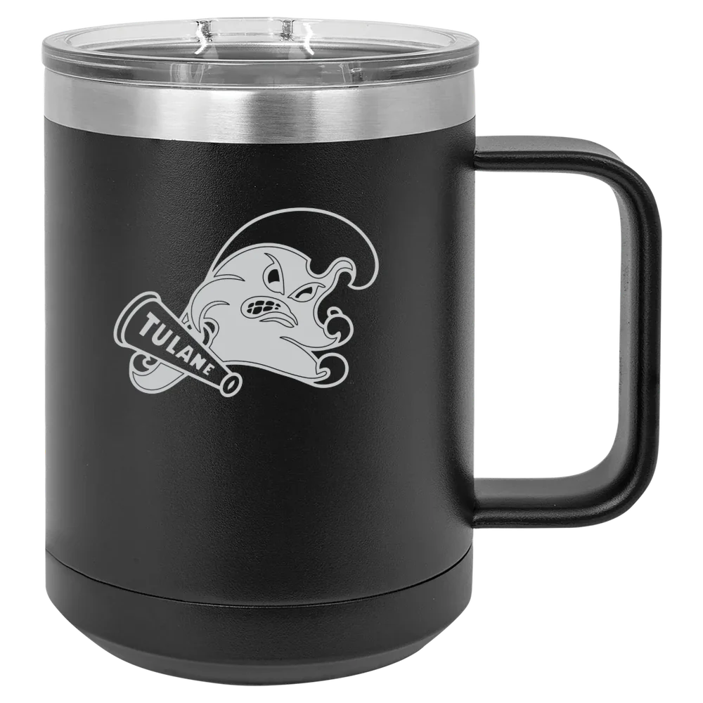 Tulane University Polar Camel 15 oz. Mug with Slider Lid