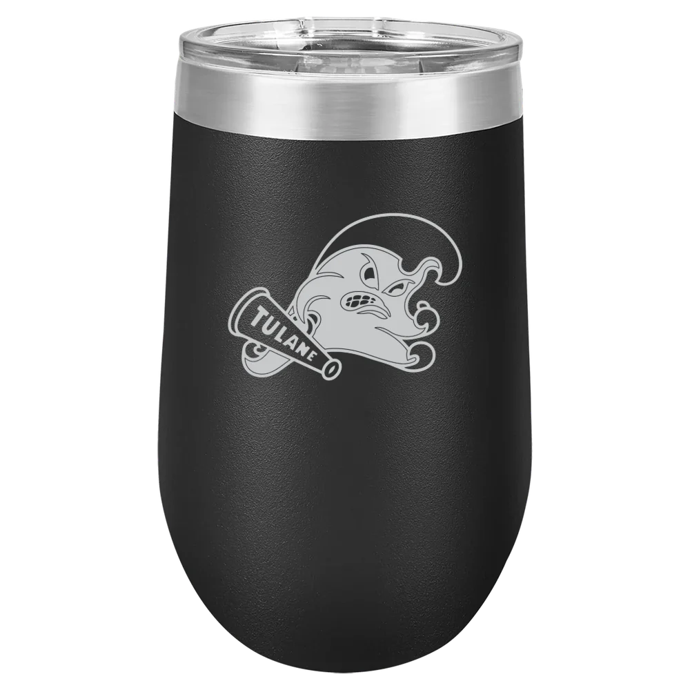 Tulane University Polar Camel 16 oz. Stemless Wine Tumbler