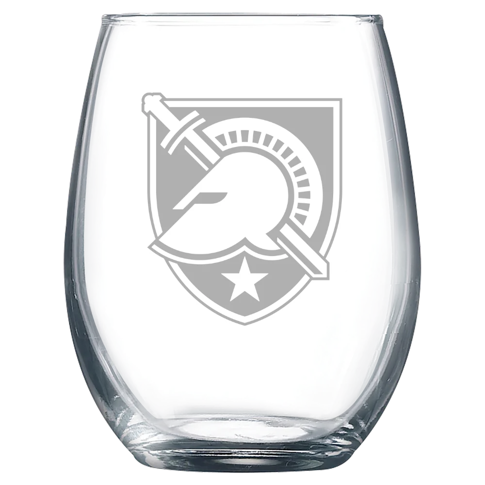 U.S. Military Academy Polar Camel 9 oz. Stemless Wine Glass