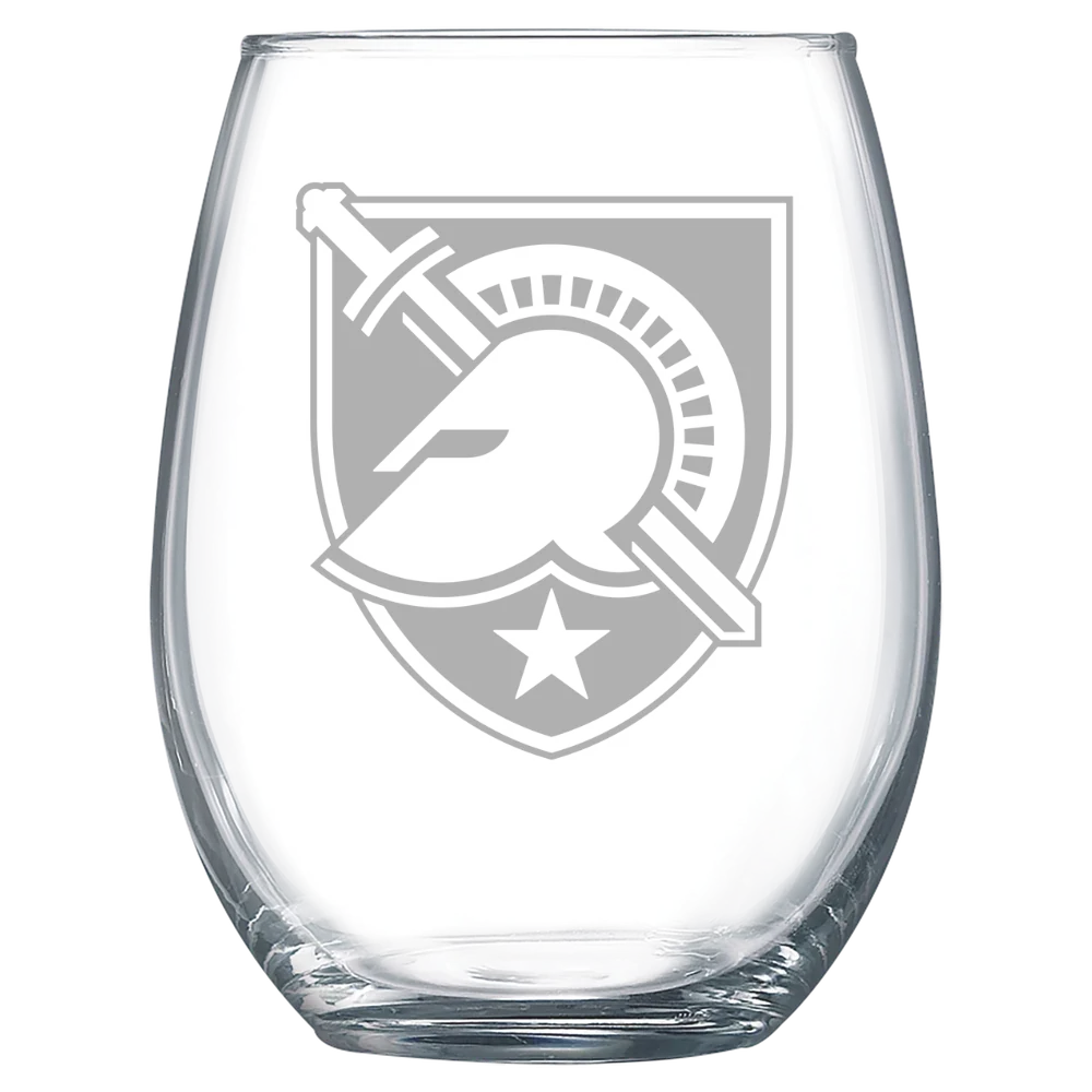 U.S. Military Academy Polar Camel 15 oz. Stemless Wine Glass