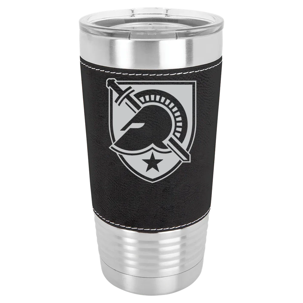 U.S. Military Academy Polar Camel 20 oz. Leatherette Grip Tumbler with Standard Lid