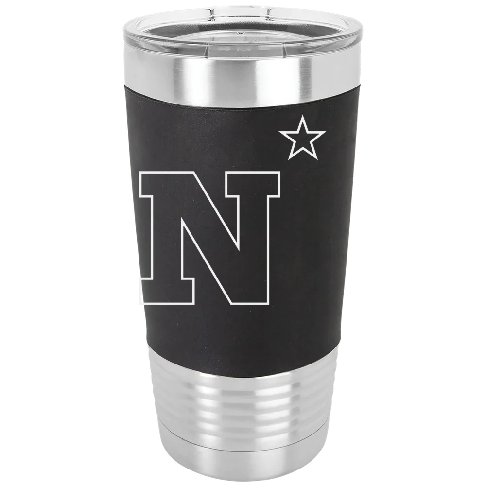 U.S. Naval Academy Polar Camel 20 oz. Silicone Grip Tumbler with Standard Lid
