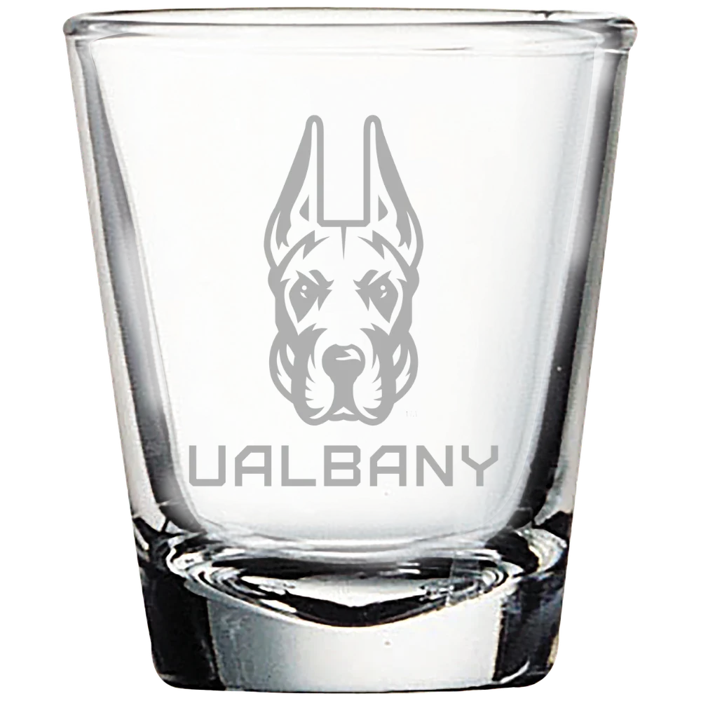 University at Albany Polar Camel 1.7 oz. Shot Glass