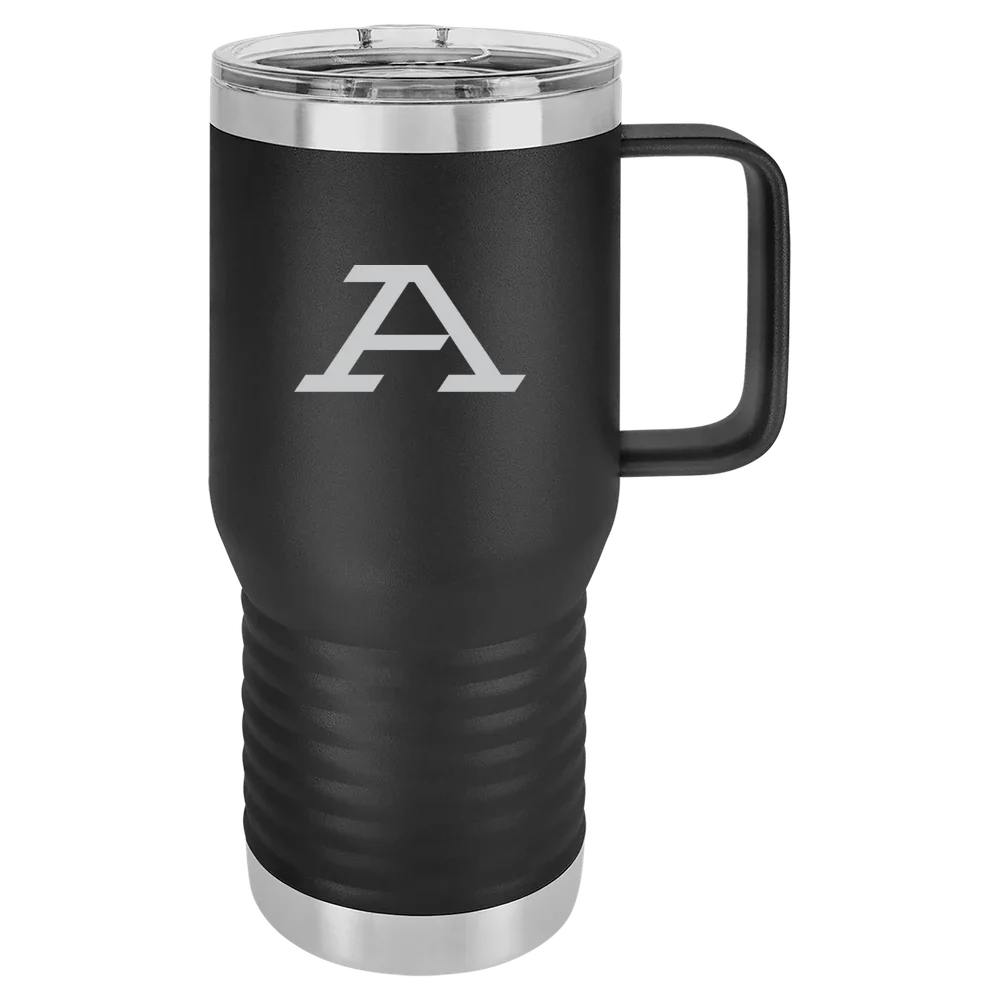 University of Akron Polar Camel 20 oz. Travel Mug with Slider Lid