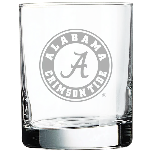 University of Alabama Polar Camel 10 1/2 oz. On The Rocks Glass