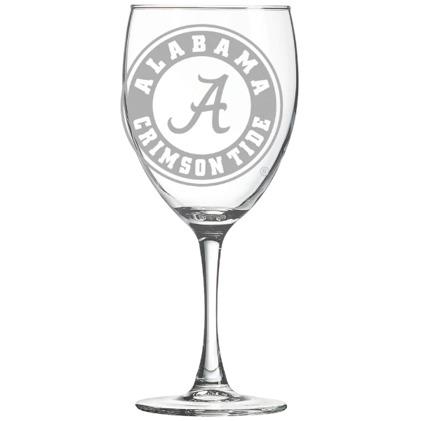 University of Alabama Polar Camel 10 1/2 oz. Wine Glass