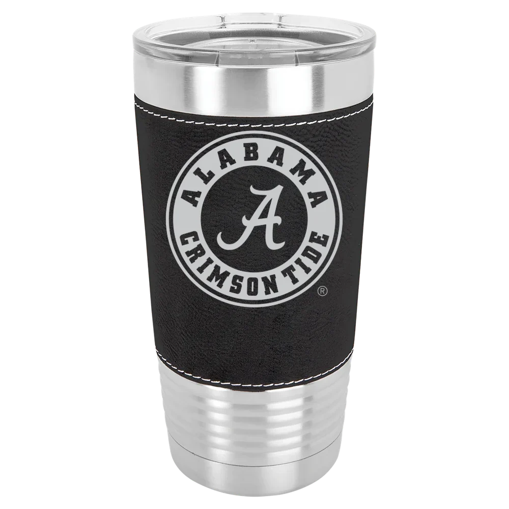 University of Alabama Polar Camel 20 oz. Leatherette Grip Tumbler with Standard Lid