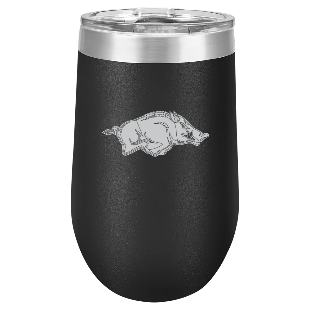 University of Arkansas, Fayetteville Polar Camel 16 oz. Stemless Wine Tumbler