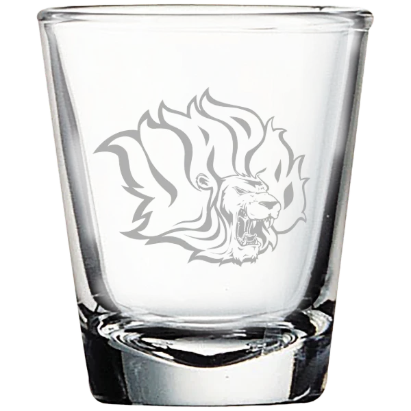 University of Arkansas, Pine Bluff Polar Camel 1.7 oz. Shot Glass
