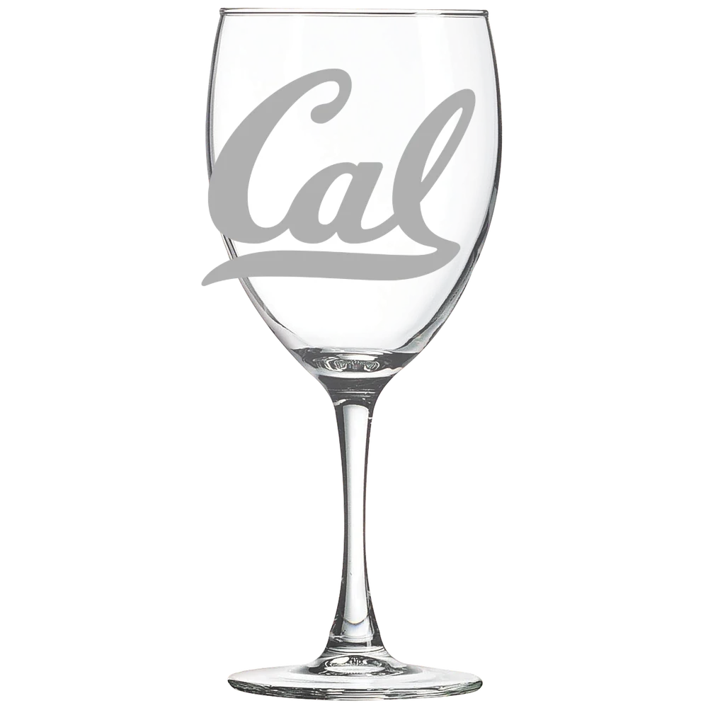 University of California, Berkeley Polar Camel 10 1/2 oz. Wine Glass