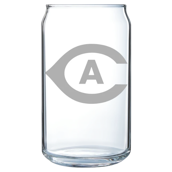 University of California, Davis Polar Camel 16 oz. Can Glass