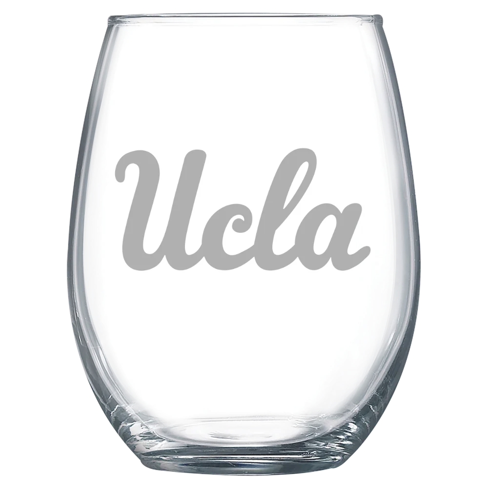 University of California, Los Angeles Polar Camel 15 oz. Stemless Wine Glass