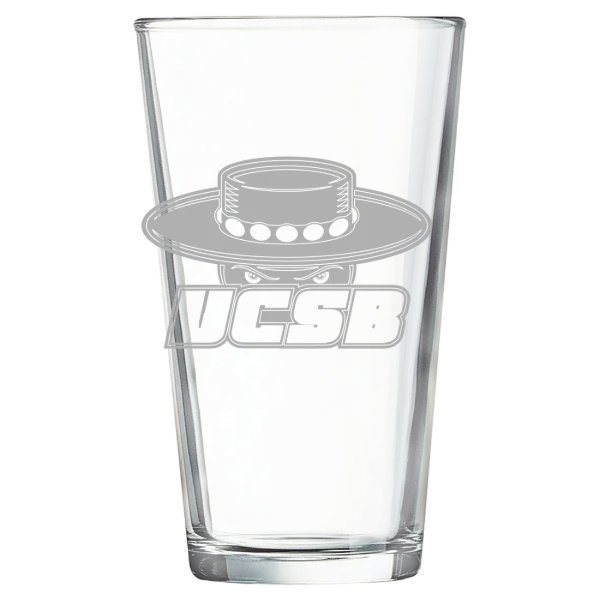 University of California, Santa Barbara Polar Camel 16 oz. Pint Mixing Glass