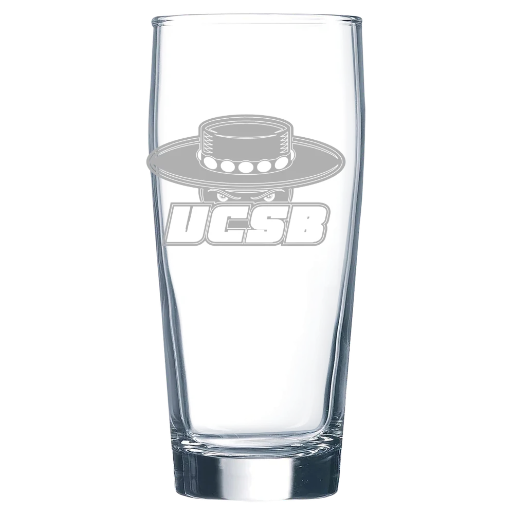University of California, Santa Barbara Polar Camel 16 oz. Willi Becher Beer Glass