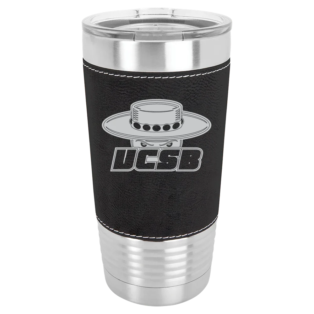 University of California, Santa Barbara Polar Camel 20 oz. Leatherette Grip Tumbler with Standard Lid