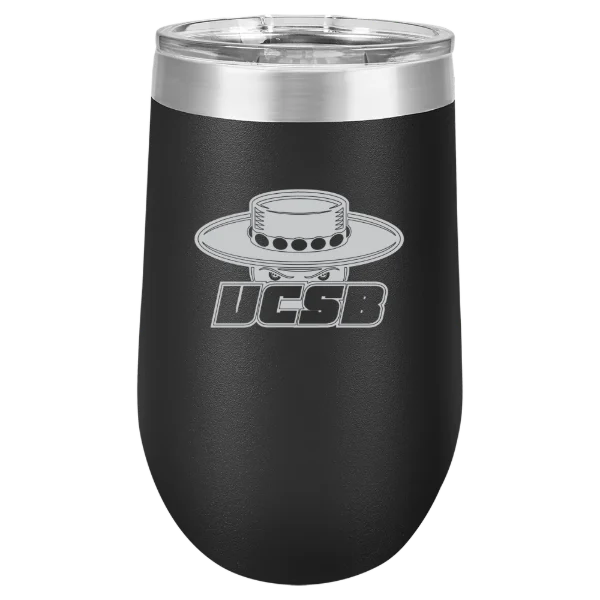 University of California, Santa Barbara Polar Camel 16 oz. Stemless Wine Tumbler