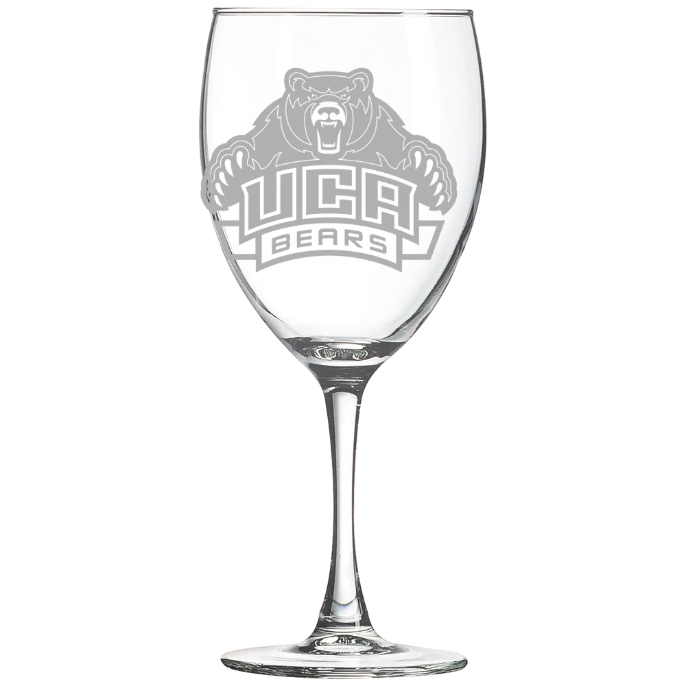 University of Central Arkansas Polar Camel 10 1/2 oz. Wine Glass