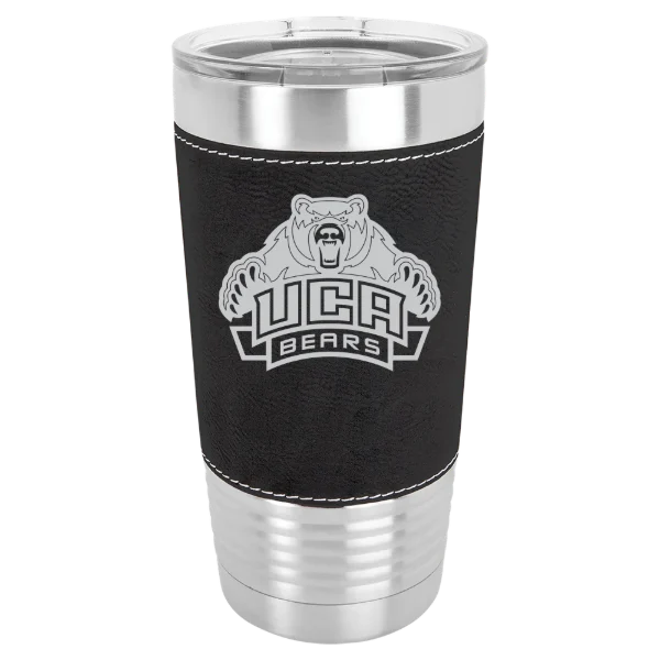 University of Central Arkansas Polar Camel 20 oz. Leatherette Grip Tumbler with Standard Lid