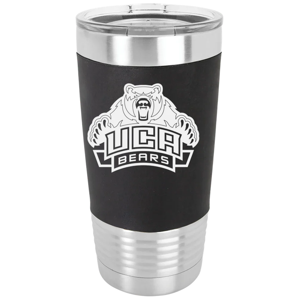 University of Central Arkansas Polar Camel 20 oz. Silicone Grip Tumbler with Standard Lid