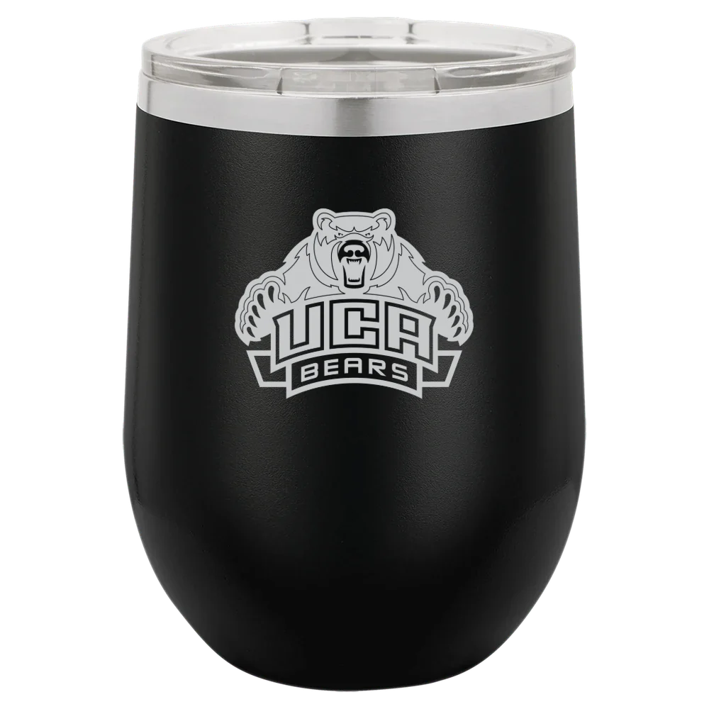 University of Central Arkansas Polar Camel 12 oz. Stemless Wine Tumbler