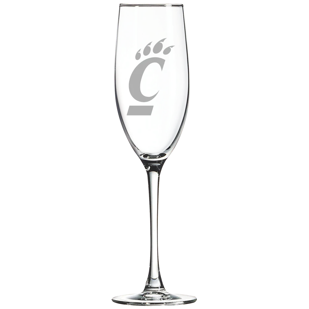 University of Cincinnati Polar Camel 8 oz. Champagne Flute