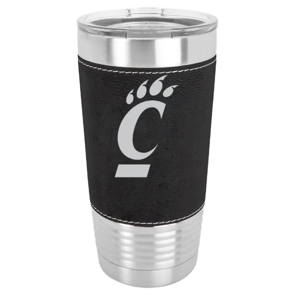 University of Cincinnati Polar Camel 20 oz. Leatherette Grip Tumbler with Standard Lid