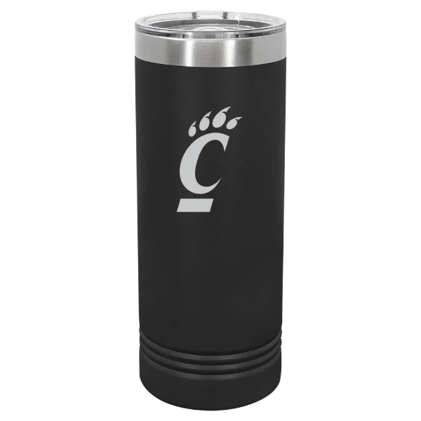 University of Cincinnati Polar Camel 22 oz. Skinny Tumbler with Slider Lid