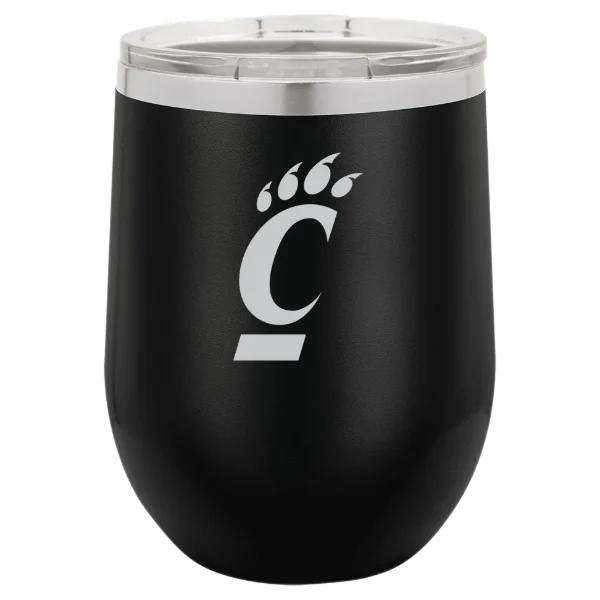 University of Cincinnati Polar Camel 12 oz. Stemless Wine Tumbler